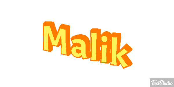 Malik Efecto de texto