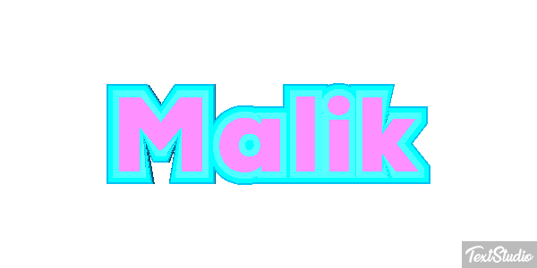 Malik Efecto de texto