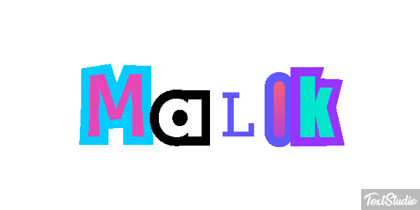 Malik Efecto de texto