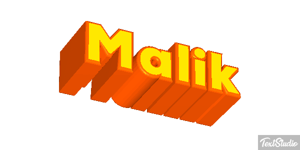 Malik Efecto de texto
