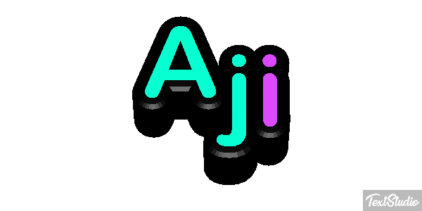 Aji Text effect