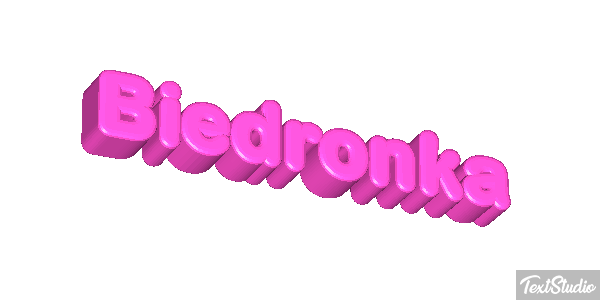 Biedronka Tekst effect