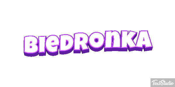 Biedronka Tekst effect