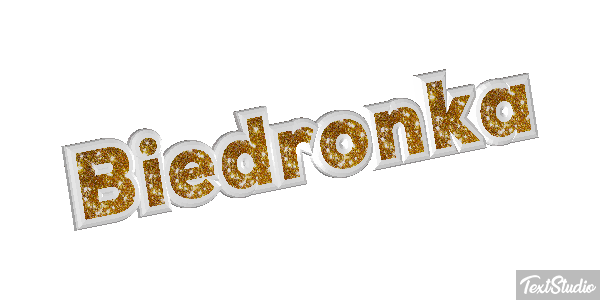 Biedronka Tekst effect