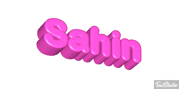 Sahin Text effect