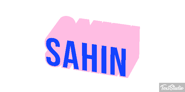 Sahin Text effect