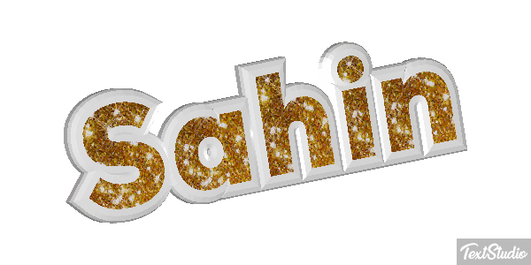 Sahin Text effect