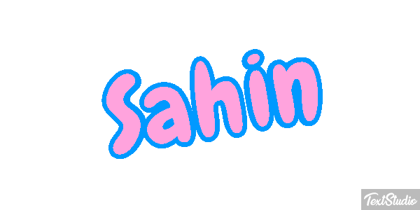 Sahin Text effect