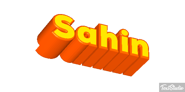 Sahin Text effect