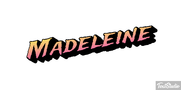Madeleine Texteffekt