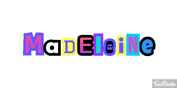 Madeleine Texteffekt
