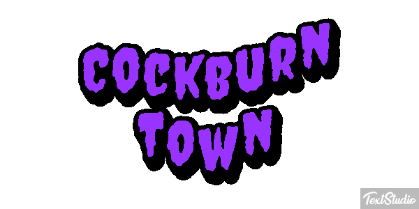 Cockburn Town Effetto testo