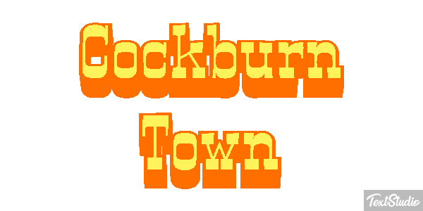 Cockburn Town Effetto testo