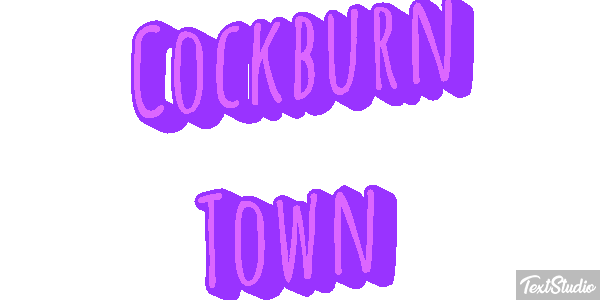 Cockburn Town Effetto testo