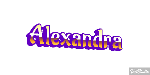 Alexandra Text effect
