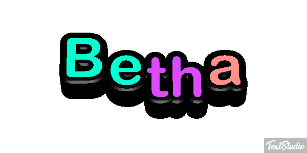 Betha Text effect
