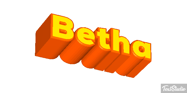 Betha Text effect