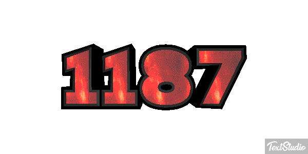 1187 Text effect
