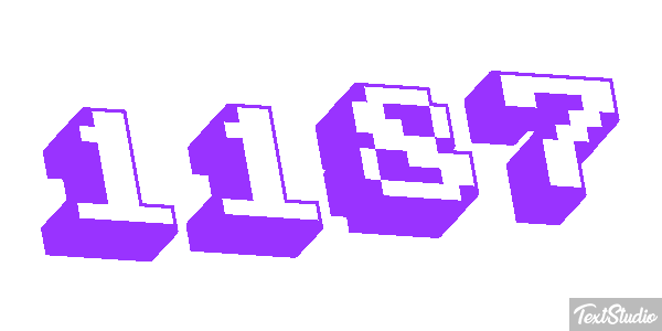 1187 Text effect
