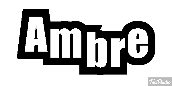 Ambre Tekst effect