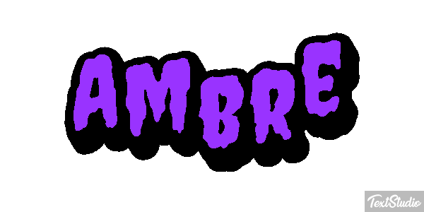 Ambre Tekst effect