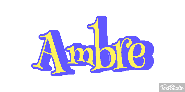 Ambre Tekst effect