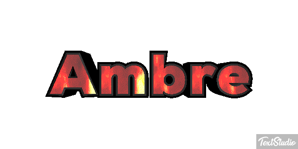 Ambre Tekst effect