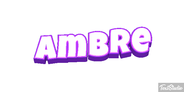 Ambre Tekst effect