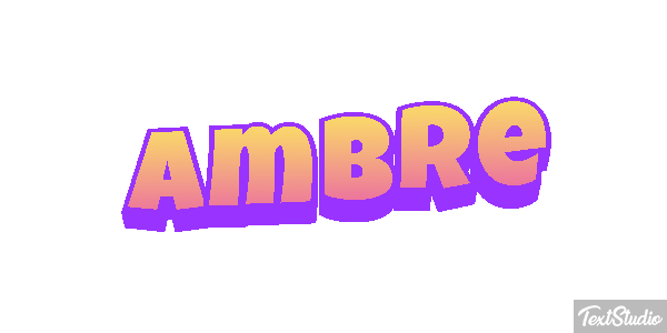 Ambre Tekst effect