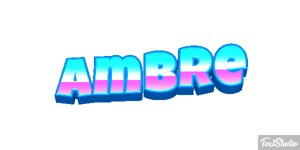 Ambre Tekst effect