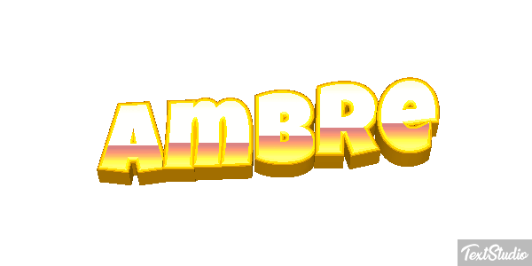Ambre Tekst effect