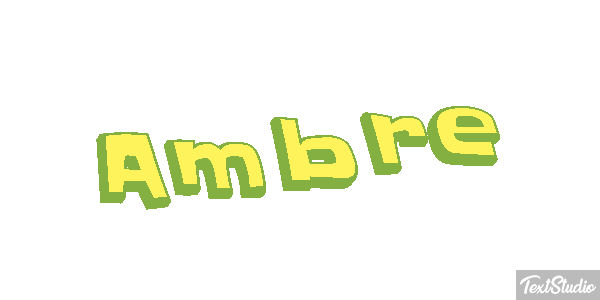 Ambre Tekst effect