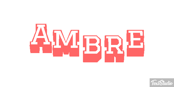 Ambre Tekst effect