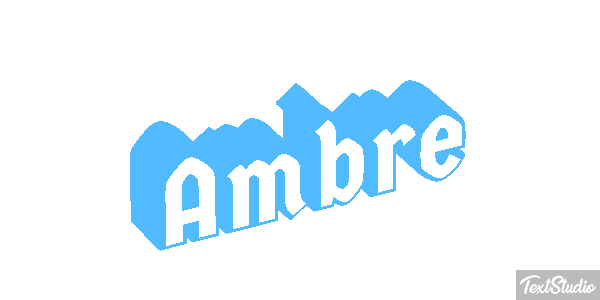 Ambre Tekst effect