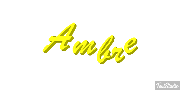 Ambre Tekst effect