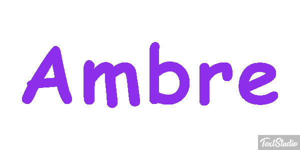Ambre Tekst effect