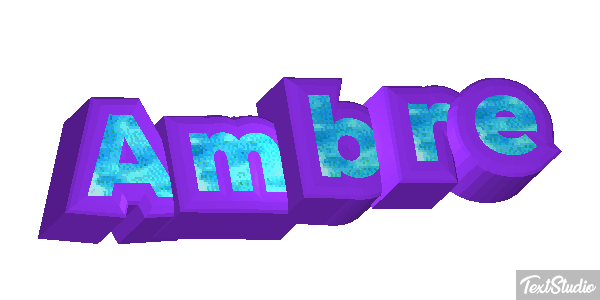 Ambre Tekst effect