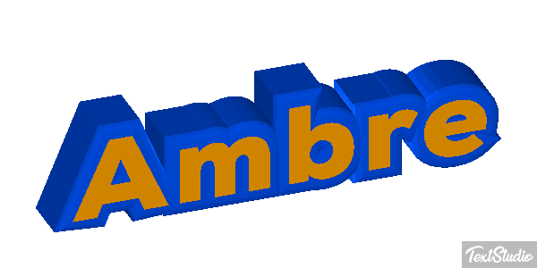 Ambre Tekst effect