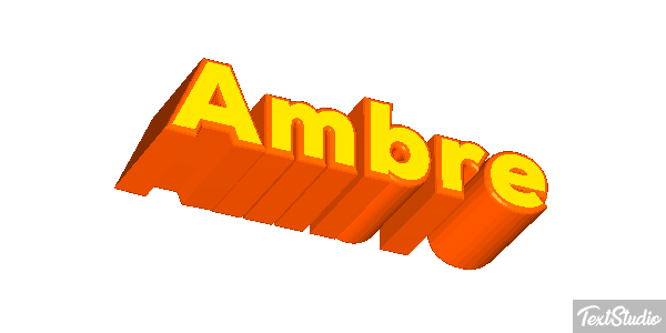 Ambre Tekst effect