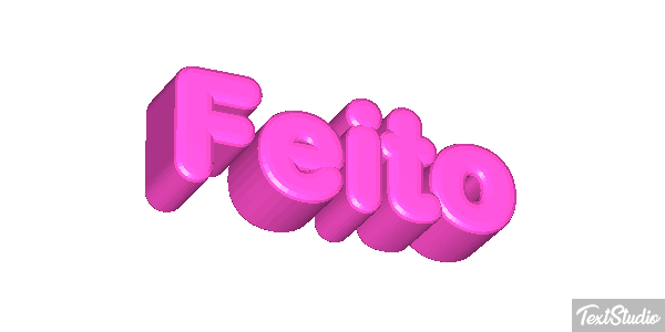Feito Efeito do texto