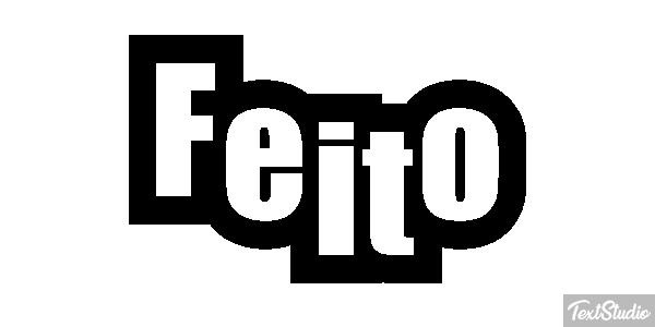 Feito Efeito do texto