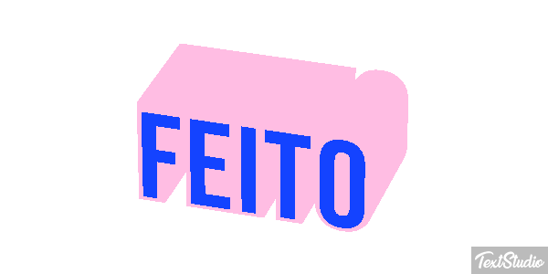Feito Efeito do texto