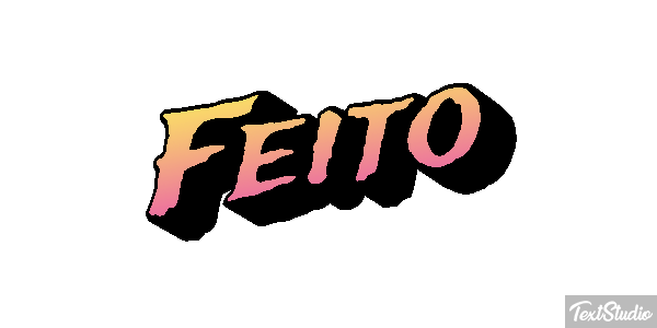 Feito Efeito do texto