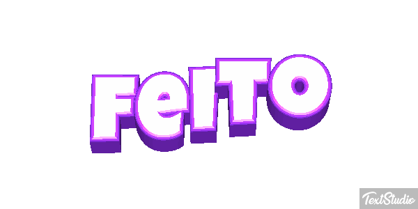 Feito Efeito do texto