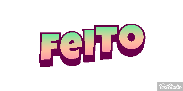 Feito Efeito do texto