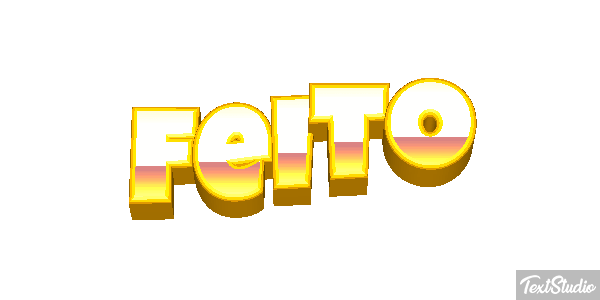 Feito Efeito do texto