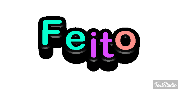 Feito Efeito do texto
