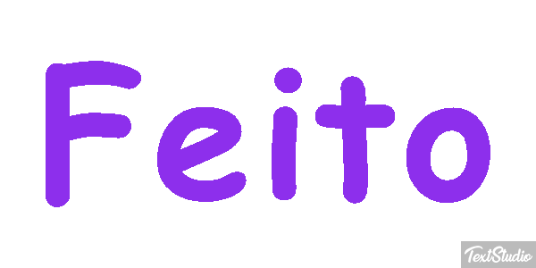 Feito Efeito do texto