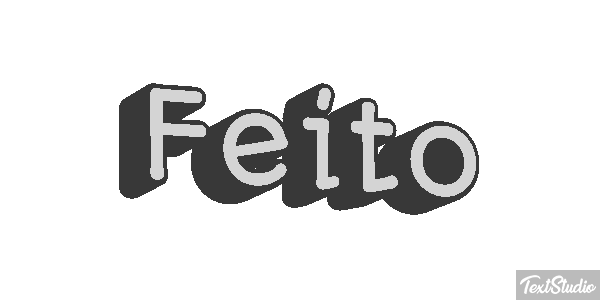 Feito Efeito do texto