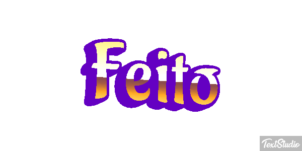 Feito Efeito do texto